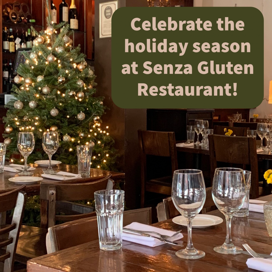Celebrate a Gluten Free Holiday Season at Senza Gluten in NYC!