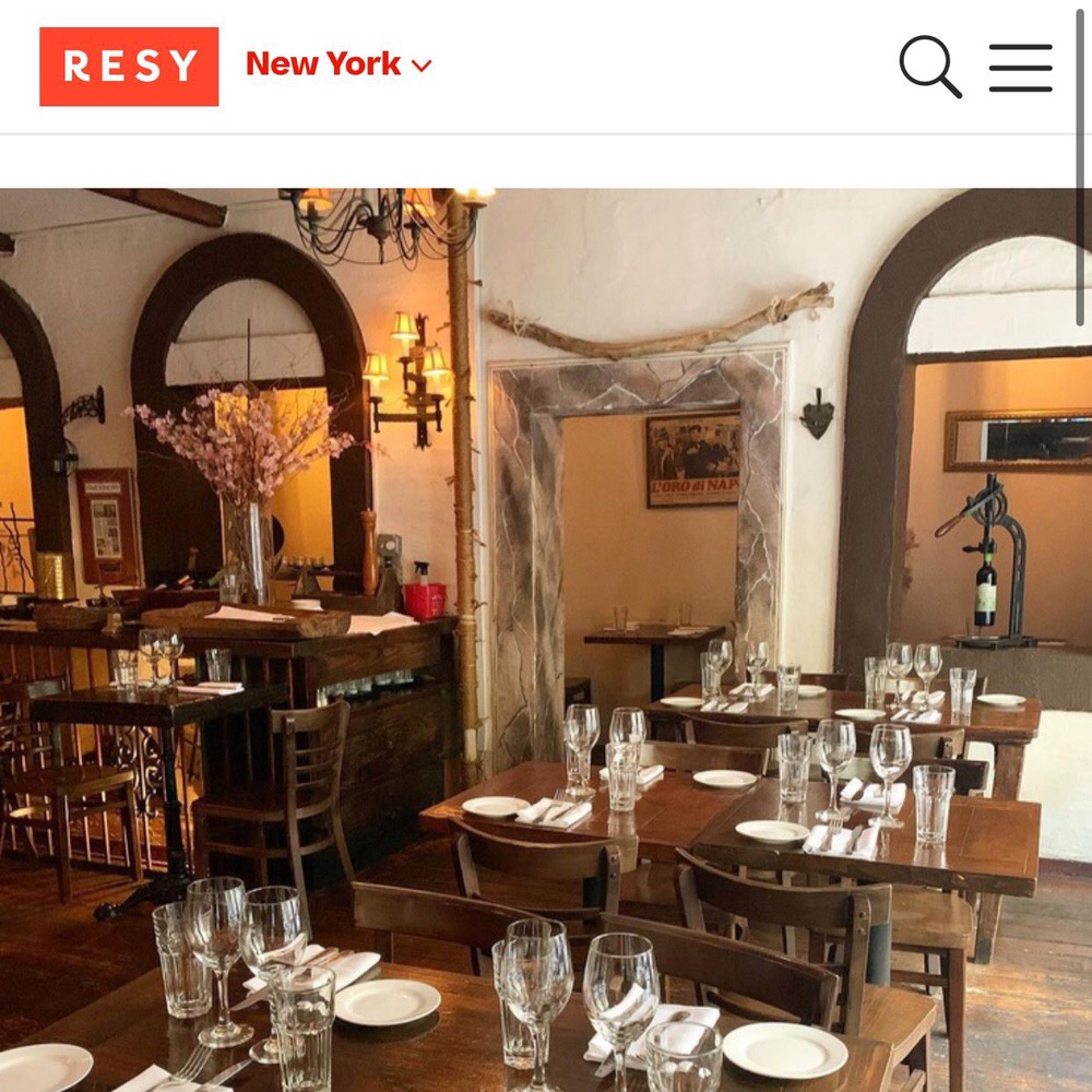 Reserve Your Table for Senza Gluten on Resy!